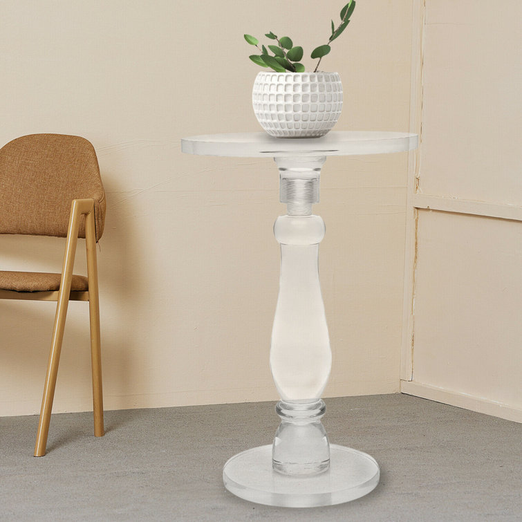 Rosdorf Park Elexsis Pedestal End Table Wayfair Canada